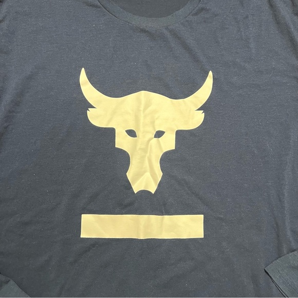 Under Armour The Rock Collection Hardest Worker Long Sleeve Shirt Men’s Large - Picture 3 of 9